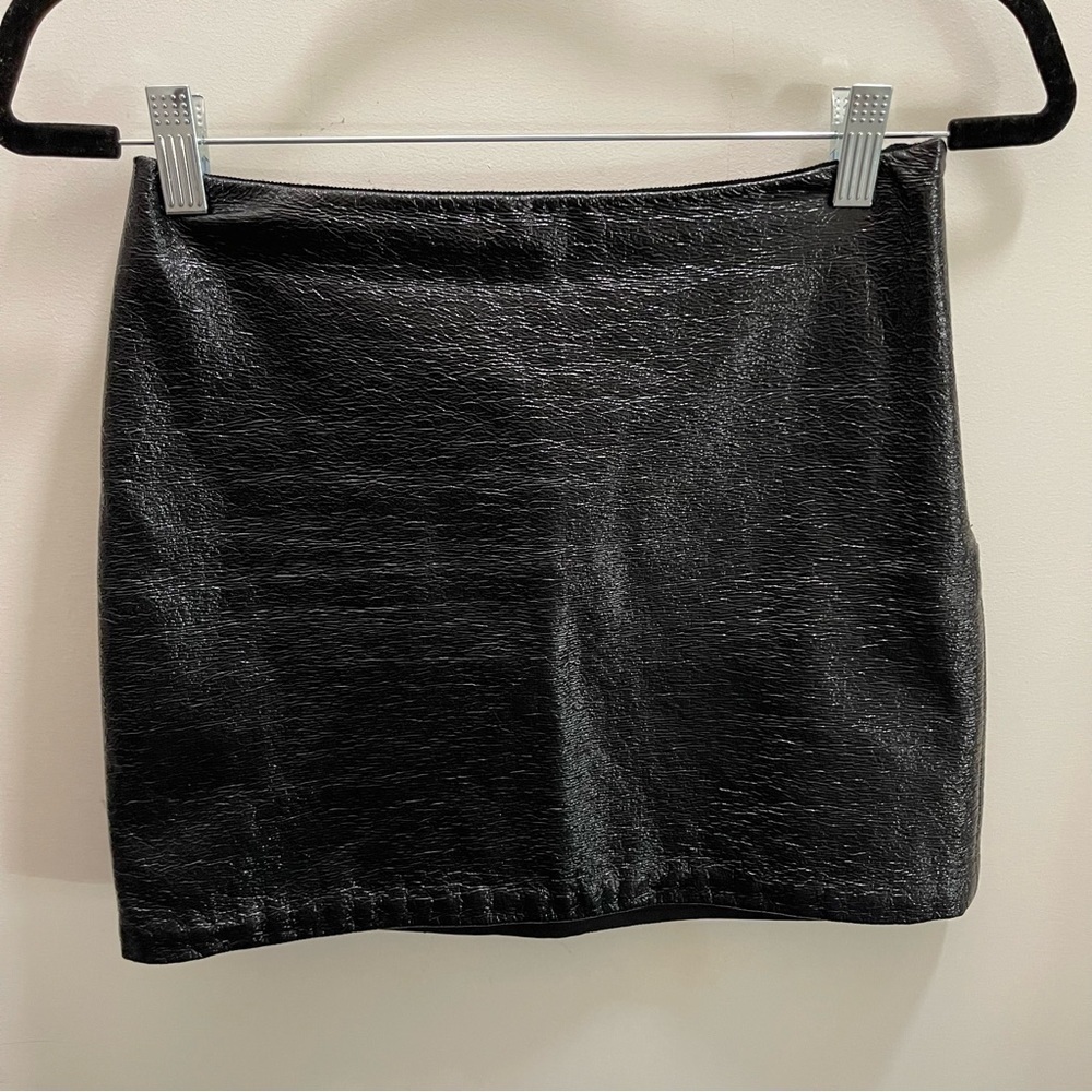 Theory leather skirt